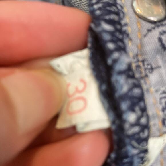 Rerock For Express Mid Rise Skinny Jeans Sz 30 - Picture 9 of 14